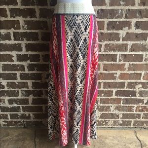 Anthropologie Vanessa Virginia Boho Maxi Skirt